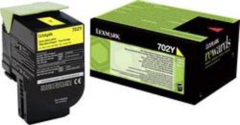 Lexmark toner 702Y CS310 CS410 CS510 70C20Y0 originál žlutá 1000 Seiten