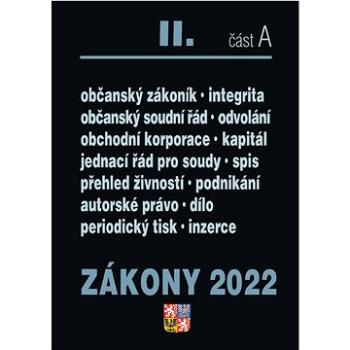 Zákony II A/2022 – Občanský zákoník