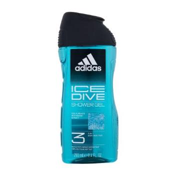 Adidas Ice Dive Shower Gel 3-In-1 250 ml sprchový gel pro muže