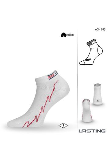 Lasting ACH 058 ponožky pro aktivní sport bílá Velikost: (42-45) L ponožky