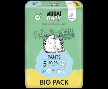 Muumi Baby Pants 5 Maxi+ 10-15 kg kalhotkové eko pleny 54 ks