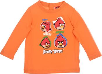 ANGRY BIRDS ORANŽOVÉ TRIČKO PRO KLUKY Velikost: 81