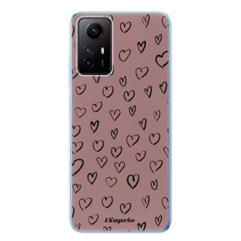 Odolné silikonové pouzdro iSaprio - Heart Dark - Xiaomi Redmi Note 12S