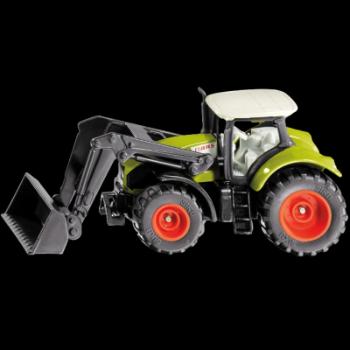 SIKU Blister - traktor Claas Axion s předním nakladačem