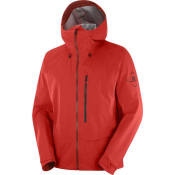 Salomon OUTPEAK 3L LIGHT SHELL JACKET M Pánská bunda, červená, velikost XL