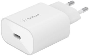 Belkin nabíječka USB-C, 25W, bílá, WCA004vfWH