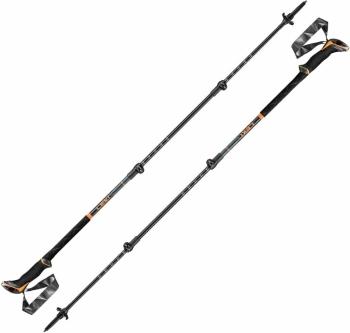 Leki Sherpa Lite Neon Orange/Black/Denim Blue 100 - 135 cm Turistické hole