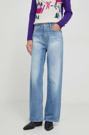 Džíny Pepe Jeans WIDE LEG JEANS UHW dámské, PL204598MI7