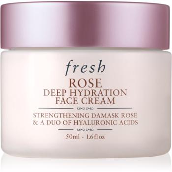 fresh Rose Deep Hydration Face Cream hydratační krém na obličej s kyselinou hyaluronovou 50 ml