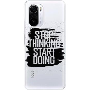 iSaprio Start Doing - black pro Xiaomi Poco F3 (stadob-TPU3-PocoF3)