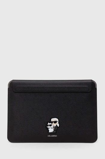 Obal na notebook Karl Lagerfeld Sleeve 16" černá barva