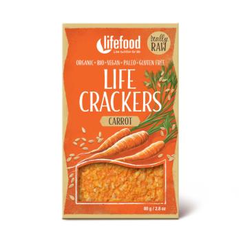 Life Crackers Mrkvánky 80 g BIO LIFEFOOD