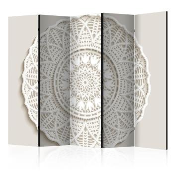 Paraván Mandala 3D Dekorhome 225x172 cm (5-dílný)