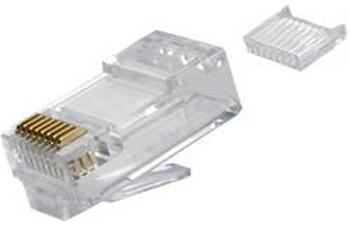 Zástrčka Telegärtner J00026A0182, RJ45 transparentní, 1 ks