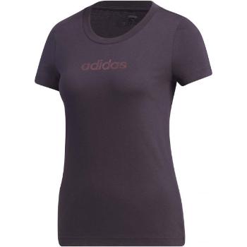 adidas WOMENS ESSENTIALS BRANDED TEE Dámské triko, fialová, velikost M