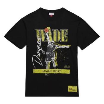 Mitchell & Ness T-shirt HW Neon Pop Player SS Tee Vintage Logo Dwyane Wade black - S