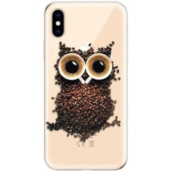 iSaprio Owl And Coffee pro iPhone XS (owacof-TPU2_iXS)