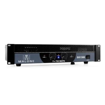 Malone DX1500, 1500 W, přemostitelný, PA zesilovač