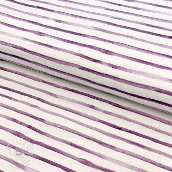 Bavlněná látka Snoozy fabrics Maritime violet digital print