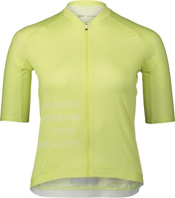 POC W's Pristine Print Jersey - lemon calcite M