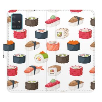 Flipové pouzdro iSaprio - Sushi Pattern 02 - Samsung Galaxy A51