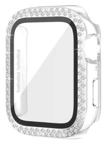 Worryfree Bling Bumper Case Apple Watch 45mm, Clear