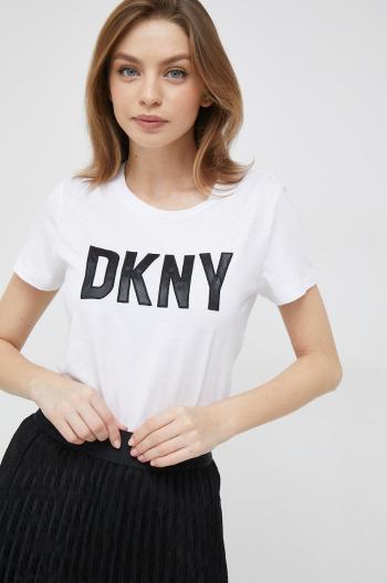 Tričko Dkny bílá barva