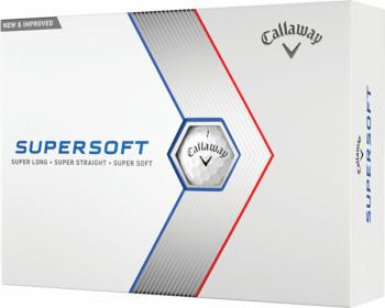 Callaway Supersoft 2023 White Golfové míčky