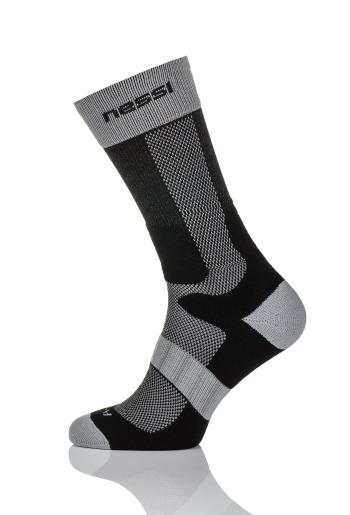 Nessi Sportswear Termoaktivní ponožky s ionty stříbra Trail X T-1 - Černo-Šedá Velikost: 37-40