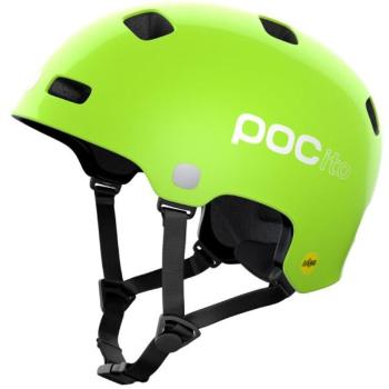 POC POCito CRANE MIPS Dětská helma na kolo, reflexní neon, velikost (55 - 58)