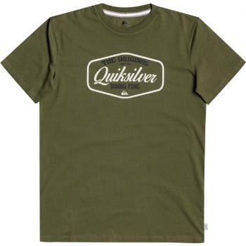 Quiksilver CUT TO NOW SS Pánské triko, khaki, velikost S