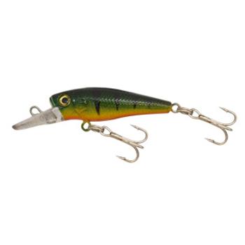 Kamasaki wobler perch 3 olejovo zelená-žluto-červená 4,5 cm 3,5 g