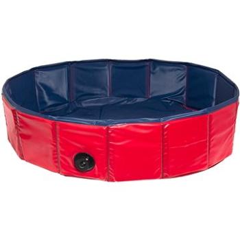 Karlie Skládací bazén pro psy modro/červený 120 × 30 cm (4016598318874)
