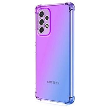 TopQ Kryt Samsung A33 5G silikon Shock duhový fialovo-modrý 73997 (Sun-73997)
