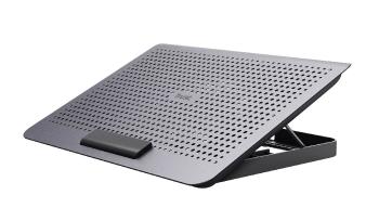 TRUST stojan na notebook Exto Laptop Cooling Stand Eco, šedá