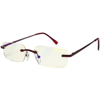 GLASSA Blue Light Blocking Glasses PCG 06, dioptrie: +3.00 červená (8592857063304)