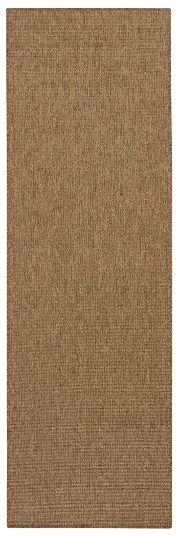 BT Carpet - Hanse Home koberce Běhoun Nature 103530 Hnědý - 80x450 cm Hnědá