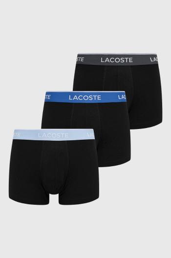 Funkční prádlo Lacoste (3-pak) černá barva