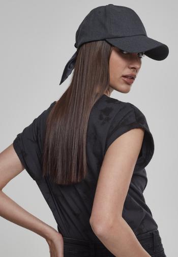 Urban Classics Satin Bow Dad Cap darkgrey - UNI