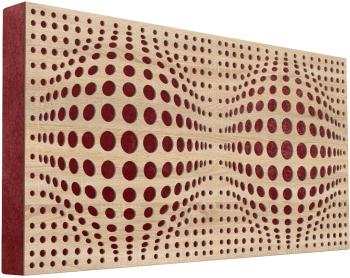 Mega Acoustic FiberPRO120 AcouSphere Sonoma Oak/Dark Red Absorpční dřevěný panel