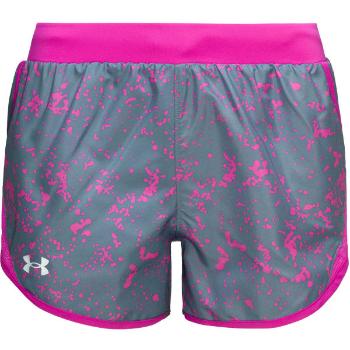 Under Armour FLY BY 2.0 PRINTED SHORT Dámské šortky, šedá, velikost L