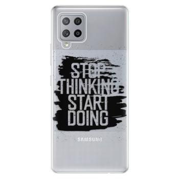 Odolné silikonové pouzdro iSaprio - Start Doing - black - Samsung Galaxy A42