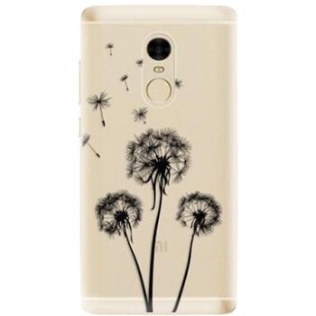 iSaprio Three Dandelions - black pro Xiaomi Redmi Note 4 (danbl-TPU2-RmiN4)