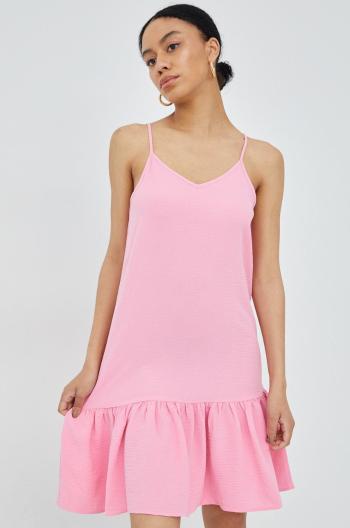 Šaty Only růžová barva, mini