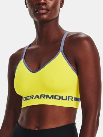 Under Armour UA Seamless Low Long Sportovní podprsenka Žlutá