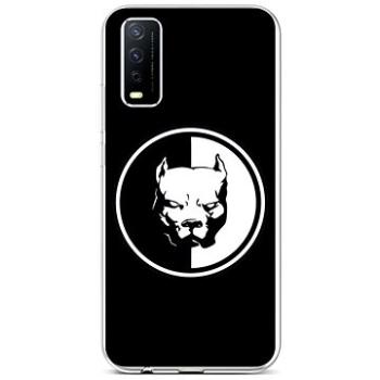 TopQ Kryt Vivo Y11s silikon Černobílý pitbull 70098 (Sun-70098)