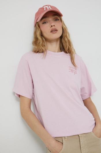 Tričko HUGO růžová barva