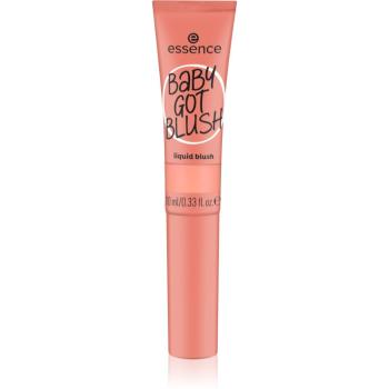 essence BABY GOT BLUSH tekutá tvářenka odstín 40 Coral Crush 10 ml