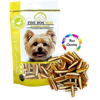 FINE DOG MINI Sandwich MINI strips KACHNÍ 80g (8595657301973)