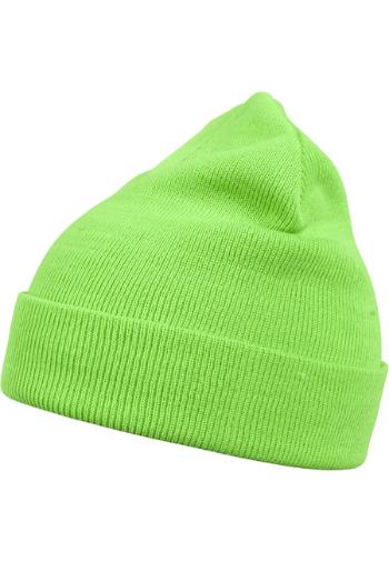 Urban Classics Beanie Basic Flap neongreen - UNI